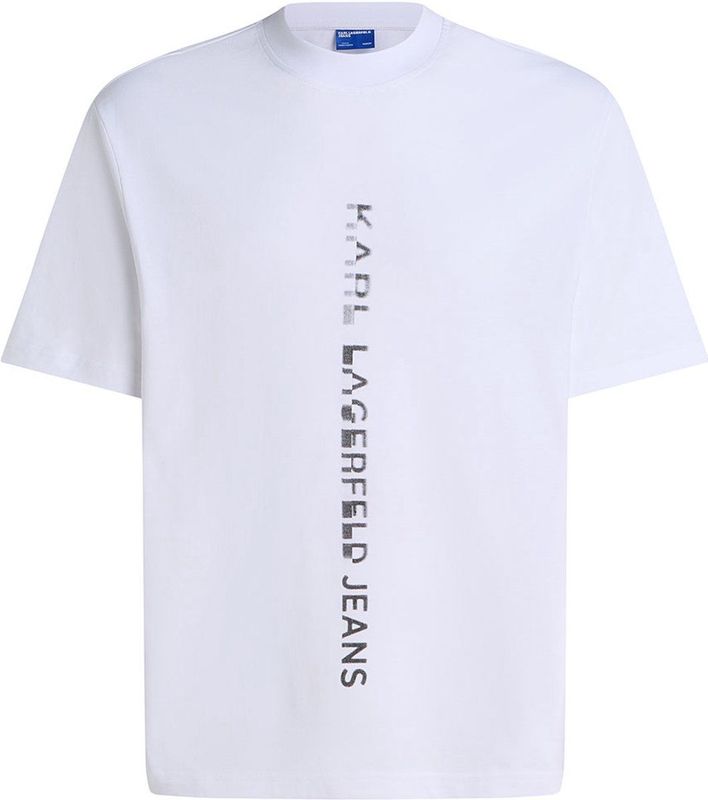 Karl Lagerfeld - Vertical Logo - T-shirt - Regular Fit
