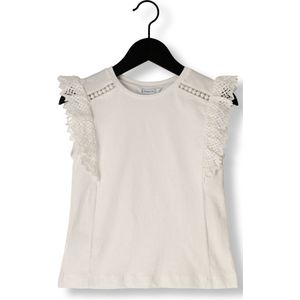Mayoral Zomer t-shirt crochet meisjes - wit