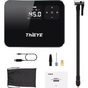 ThiEye Airkit 2 - Compressor - Luchtcompressor - Draadloos - Met ingebouwde batterij - 150 PSI - 2 x 2000mAh