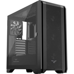 PREYON - Nest Windy - PC Behuizing - Zwart - Compatibel voor Micro-ATX, Mini-ITX