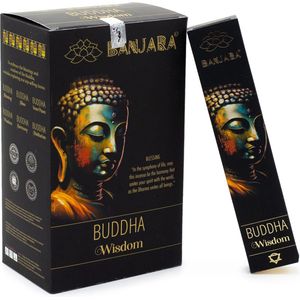 Banjara - Buddha Wisdom - sandelhout - wierook - geurstokjes - doos 12 stuks