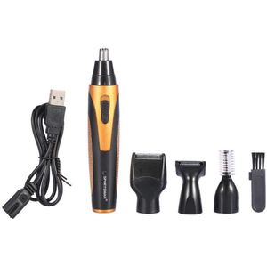 Multifunctionele Neustrimmer 4-in-1 - Oplaadbare Tondeuse voor Neus, Oren, en Wenkbrauwen