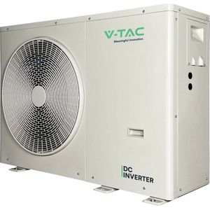 V-TAC VT-M16KW-P1H3-W Warmtepompen - ATW Monobloc - R32 - DC ventilator - 220-240V - 1 fase 16kW met back-up verwarming 3kW