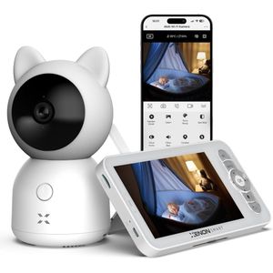 XENON Slimme Babyfoon - Camera - Wifi - HD Beeld - 2-Weg Communicatie