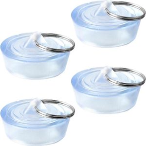 Universal Washbasin Stopper 4 Pieces for Sink Openings 29-32 mm to Prevent Leaks from the Sink/Bathtub/Basin