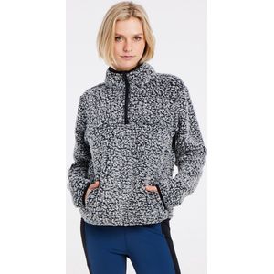 Protest Teddy Fleece Trui Surami Zwart/Grijs