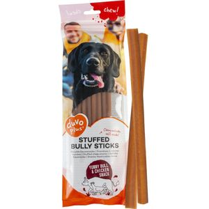 Duvoplus - Hondensnack - Hond - Chew! Gevulde Bully Sticks 25,4cm - 4pcs - 208g Bruin - 4st