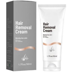 Ontharingscrème voor Gezicht, Lichaam & Bikini - Pijnloze Haarverwijdering in 5 Minuten - Zacht voor de Gevoelige Huid - Zonder Irritatie - 50ml