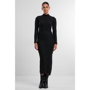 Urban Classics - Rib - Dames Jurk - Hoge Kraag