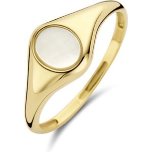 Blush Dames Ring Goud - Goudkleurig - 16.50 mm / maat 52