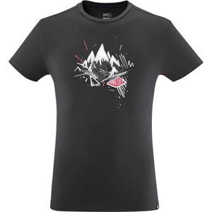 Millet Boulder T-shirt Met Korte Mouwen Zwart M Man