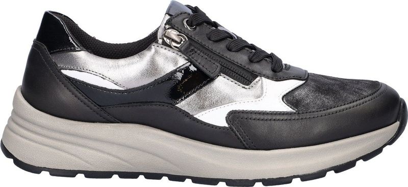 Gabor - Comfort Optifit - Dames Sneaker - Zwart multi