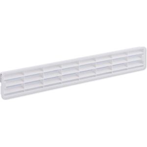 NEDCO plintrooster voor ventilatie o.a. bij keukenapparatuur 458x75mm | wit