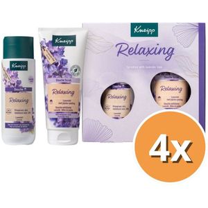 4x Kneipp Geschenk set Relaxing Favourites (2 x 200 ml)