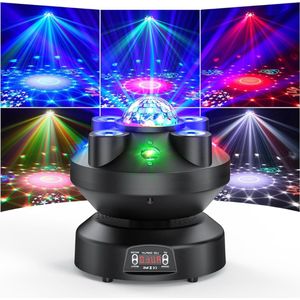 70 W Beweegbare Lichtkoppen Met 4 Modellen 4 Kleuren RGBW Moving Head LED Met Geluidsactivering en Besturing D MX18 Kanalen Podiumverlichting Voor Party Bar Halloween Kerstmis Bruiloft