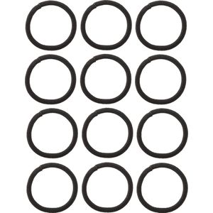 Zenner Beauty - 12x metal free elastieken bruin small - elastiekjes metaal vrij - haarelastiekjes - haarelastiek