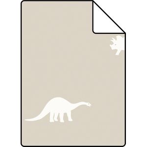 Proefstaal ESTAhome behang dinosaurussen beige - 139508 - 26,5 x 21 cm