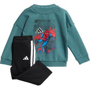 adidas Sportswear Marvel Spider-Man Joggingpak Kids - Kinderen - Groen- 74