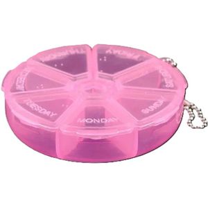 Pillendoosje I Pillendoos I Medicijn doosje I Tablet Dispenser I Pil Box I 7 dagen I Roze