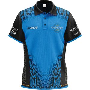 RED DRAGON: Peter Wright Snakebite Double World Champion Tour Polo - Dart Shirt - M