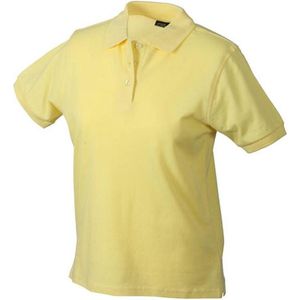 James and Nicholson Vrouwen/dames Klassieke Polo (Lichtgeel)