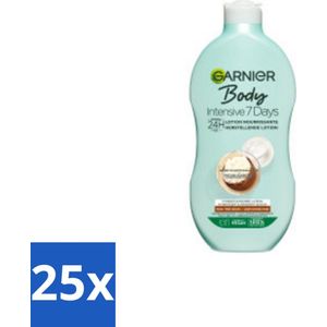 Garnier - Body - Bodylotion - Intensive 7 Days - Herstellend - Karitéboter & Probiotica - 400 ml - Bulkverpakking - 25 stuks