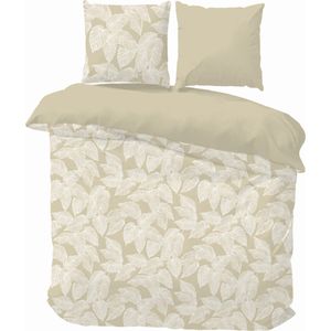 iSleep Dekbedovertrek Chantal - Litsjumeaux - 240x200/220 cm - Zand