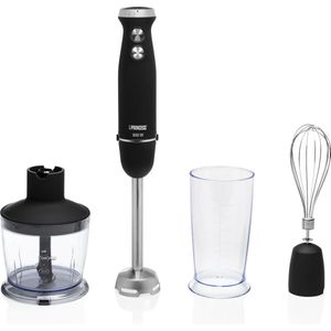 Princess 221220 Staafmixer - Staafmixer set - 800W - 4-in-1 - Hand blender - Inclusief hakmolen, garde en mengbeker