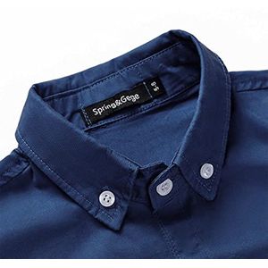 Jongens Katoenen T-shirt met Lange Mouwen en Knoopsluiting voor Kinderen (3-14 jaar)