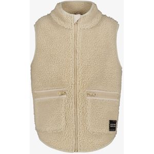 Unsigned jongens teddy gilet beige - Maat 134/140