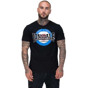 LONSDALE Shirt  blauw / zwart / wit