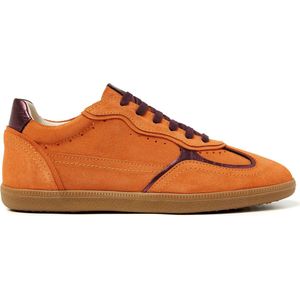Lazamani San Sebastian Suede Dames Sneakers Orange
