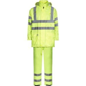 Lyngsøe Rainwear Hi-Vis Regenset fluor geel S