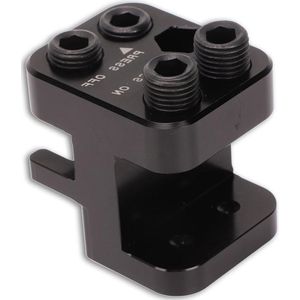 Chain Link Press Tool - 520 525 530 Ketting Motorfiets ATV - Master Link Press Tool - Billet Aluminium Zwart Geanodiseerd .