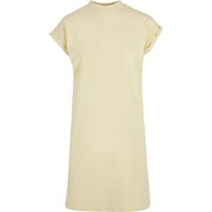 Super Oversized damesshirt 'Turtle Shoulder Dress' Soft Yellow - 5XL