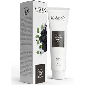 Mavex geurneutraliserende voetcrème met actieve kool 100 ml