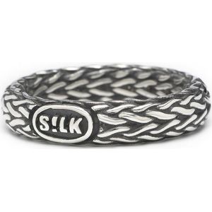 SILK Jewellery - Zilveren Ring - Roots - 242.17 - Maat 17,0