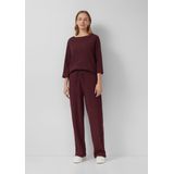 Harembroeken - Wijd - Met Textuur - Hoog Oplopende Elastische Tailleband