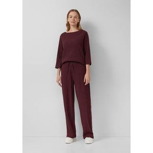 Harembroeken - Wijd - Met Textuur - Hoog Oplopende Elastische Tailleband