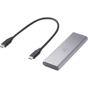 Renkforce RF-6180234 M.2 harde schijf-behuizing M.2 SATA SSD, M.2 PCIe NVMe SSD USB-C 10Gbps