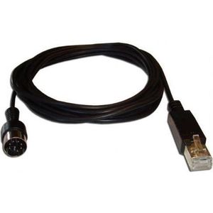 Cavus RJ45 naar 8-pins DIN Powerlink PL8 kabel voor B&O / zwart - 15 meter