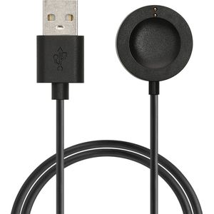 kwmobile USB-oplaadkabel geschikt voor Diesel DZT2015 / DZT2017 / DZT2012 / DZT2014 - Kabel voor smartwatch - zwart