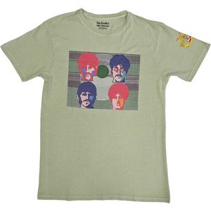 The Beatles - Yellow Submarine Magic Piano Heren T-shirt - 2XL - Groen