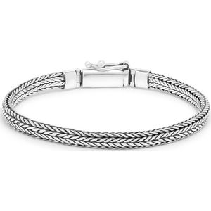 SILK Jewellery - Zilveren Armband - Alpha - 752.22 - Maat 22,0