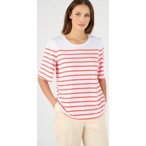 Damart - Climatyl T-shirt van soepel tricot - Dames - Oranje - L