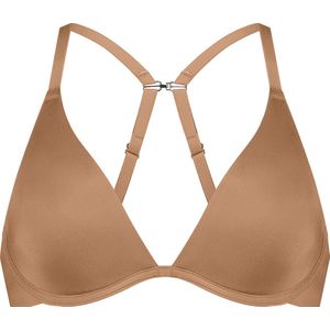 Hunkemöller Dames Lingerie Niet-voorgevormde beugel bh Smooth - Bruin - maat C70