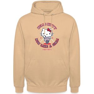 Hello Kitty Run Like A Girl Hoodie Unisex