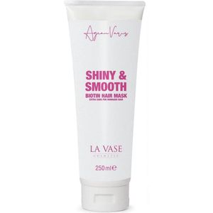 La Vase - Haarmasker met Biotine voor Beschadigd Haar, Voedend en Herstellend Effect, Geschikt voor Alle Haartypes - 250 ml