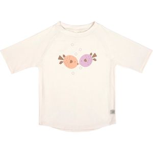 Lässig Zwemshirt Rashguard Korte Mouw Splash & Fun Fish milky, 03-06 mnd. Maat 62/68