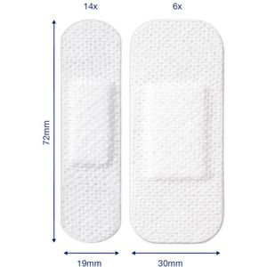 Hansaplast Sensitive Strips - 6 x 20 stuks - Voordeelverpakking